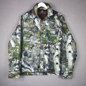 Mossy Oak Flannel Lined Wood camo Browning Mens Large